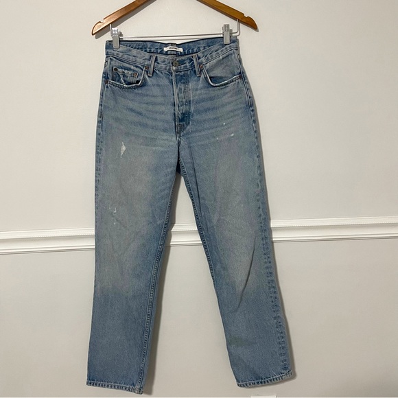 GRLFRND • helena high rise straight leg jean in last dance sz 27 - Picture 5 of 10